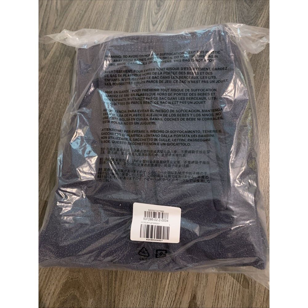 Yzy Yeezy Gap Balenciaga H10 Polar Fleece Joggers Large Navy Distressed Men NEW - Picture 10 of 11